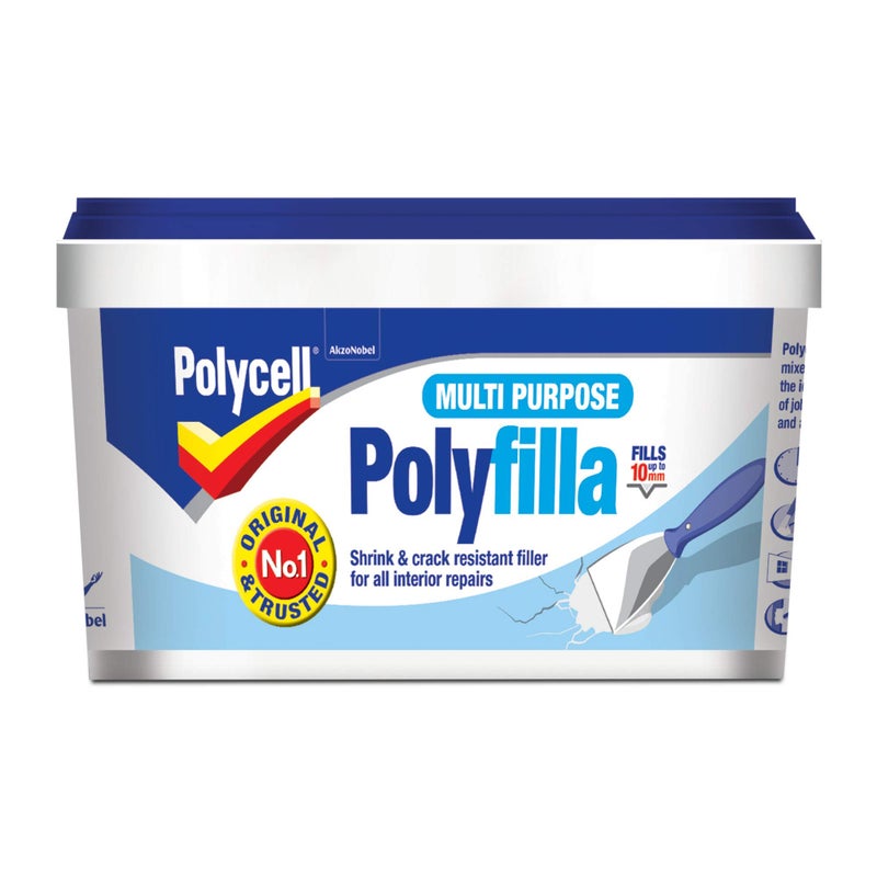 Polycell PLCMPPR600GS Multi Purpose Polyfilla Ready Mixed, 600 g, Off-White - Image 2